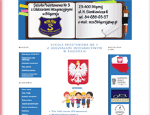 Tablet Screenshot of mzsbilgoraj.com